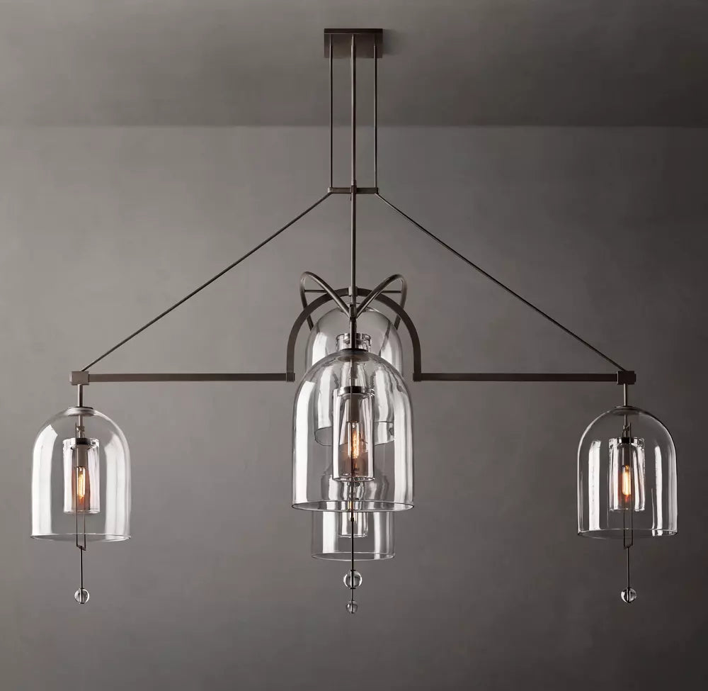 Fulcrum Grand Round Chandelier 73 inch
