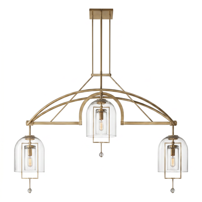 Fulcrum Grand Linear Chandelier 61 inch