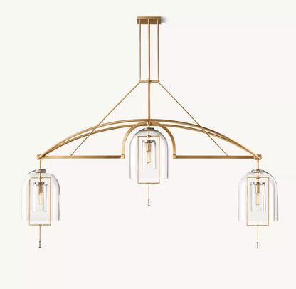 Fulcrum Grand Linear Chandelier 61 inch
