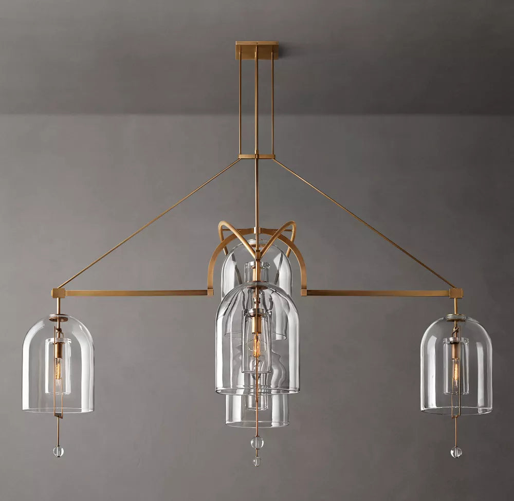 Fulcrum Grand Round Chandelier 73 inch