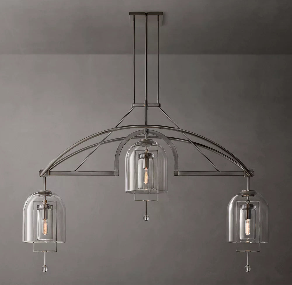 Fulcrum Grand Linear Chandelier 61 inch