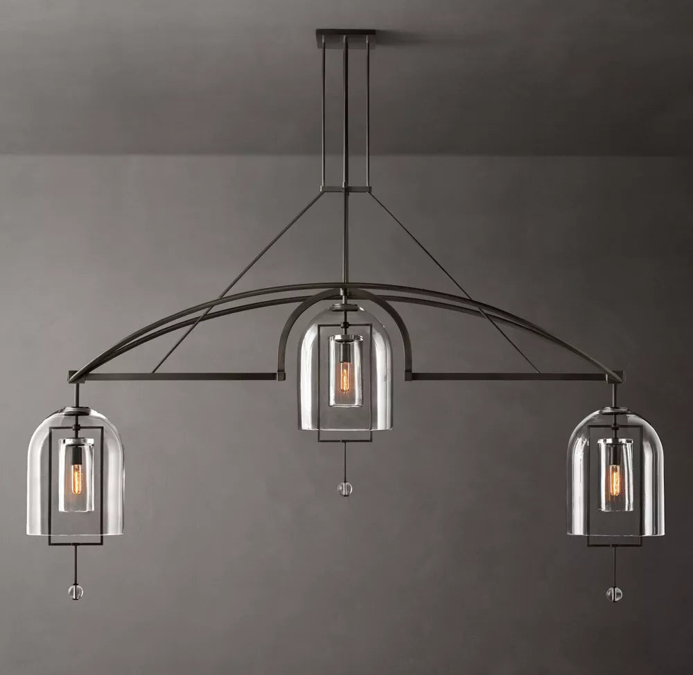 Fulcrum Grand Linear Chandelier 61 inch