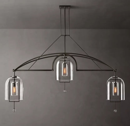 Fulcrum Grand Linear Chandelier 61 inch