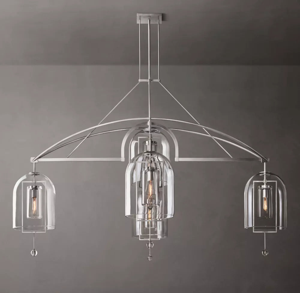 Fulcrum Grand Round Chandelier 73 inch