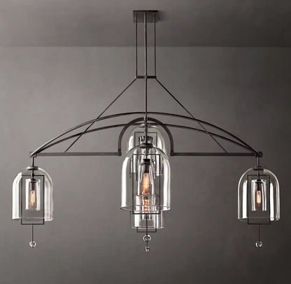 Fulcrum Grand Round Chandelier 73 inch