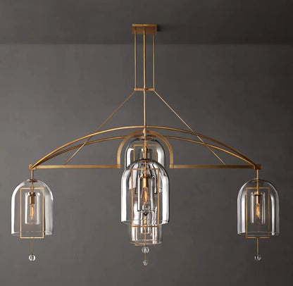 Fulcrum Grand Round Chandelier 73 inch
