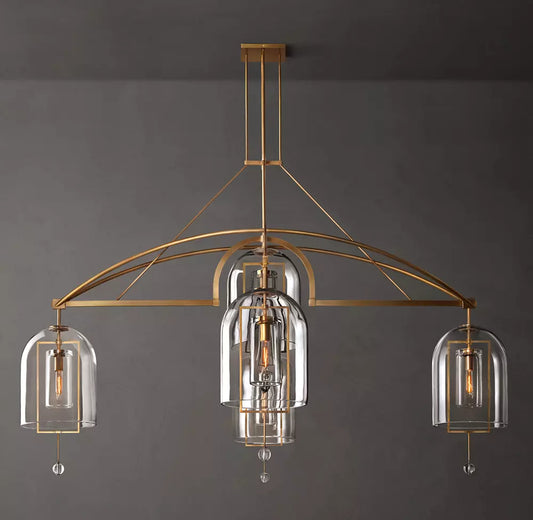 Fulcrum Grand Round Chandelier 85 inch