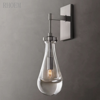 Modern Teardrop Glass Wall Sconce | Luxury Minimalist Light