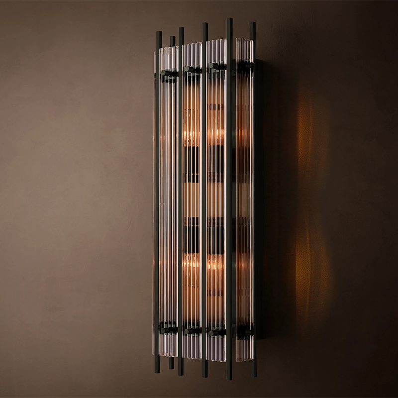 San Marco Glass Grand Rectangular Sconce