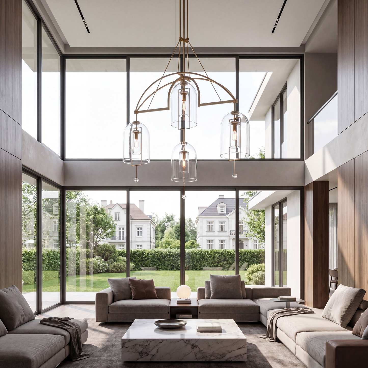 Fulcrum Grand Linear Chandelier 61 inch